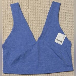 ✨NWT✨ FP Movement by Free People Never Better Heather Crop Top Size M Blueberry